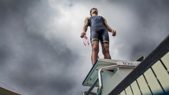 Gold Coast triathlete Lachlan Jones. Picture: CAVAN FLYNN