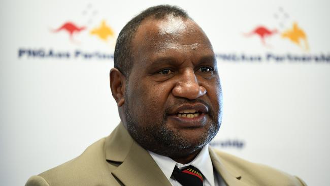 Papua New Guinea Prime Minister James Marape. Picture: AAP