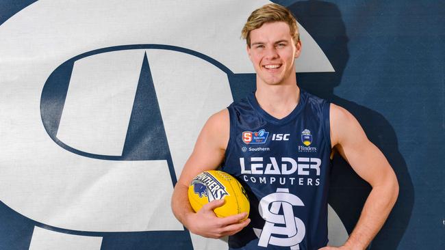 South Adelaide recruit Tom Highmore. Picture: Brenton Edwards