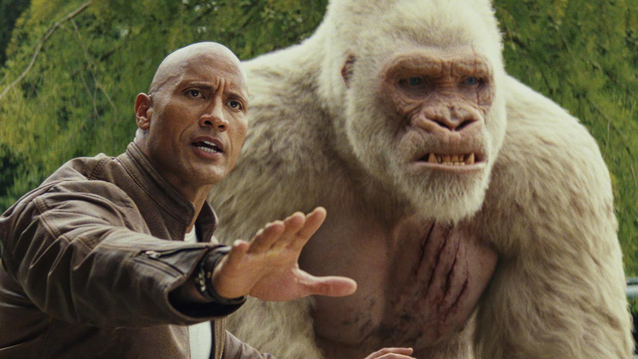 scene from Rampage (2018) a Warner Bros release