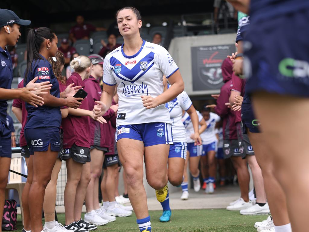 Alexis Tauaneai has graduated from Tarsha Gale to the HNWP. Picture: Canterbury-Bankstown Bulldogs