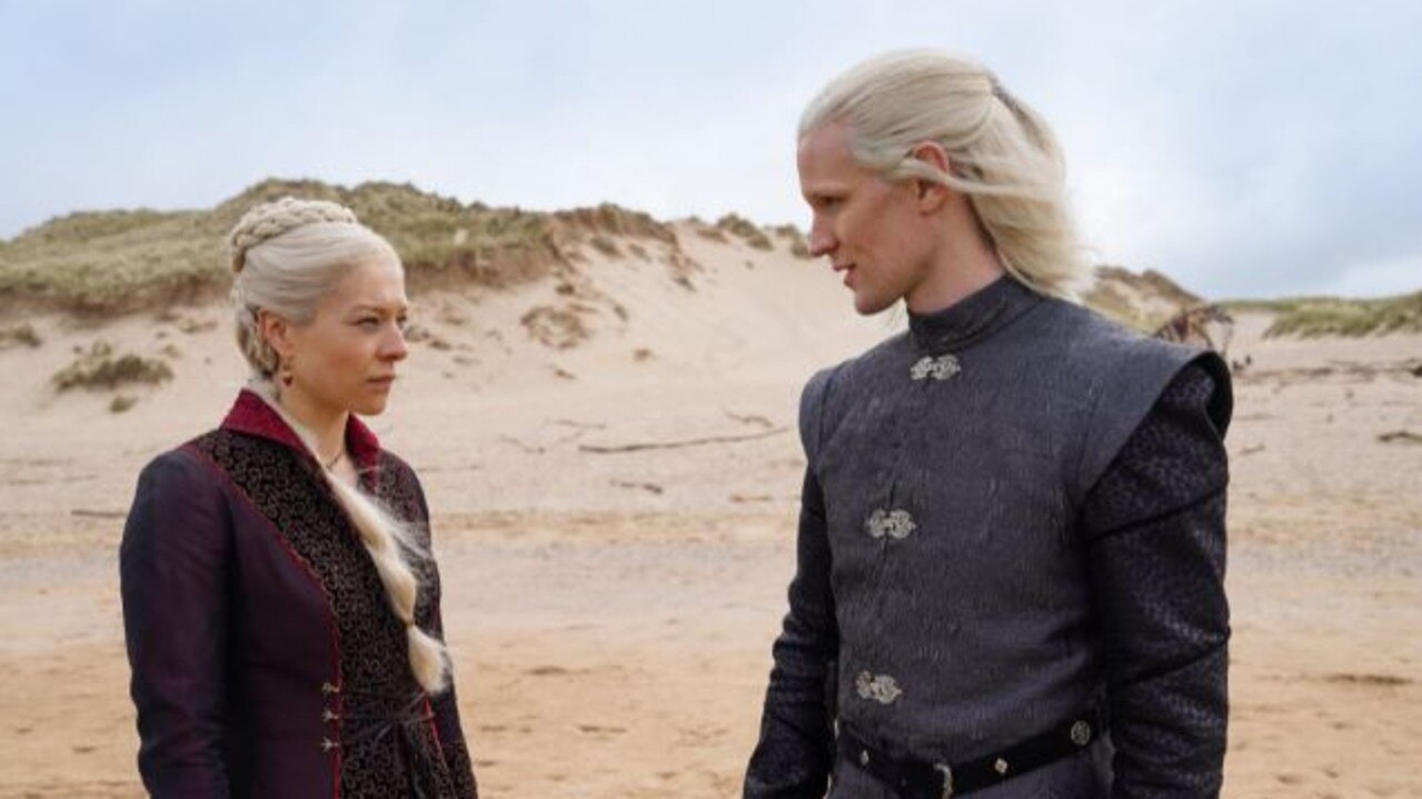 Princess Rhaenyra Targaryen and Prince Daemon Targaryen from House of the Dragon. Picture: HBO