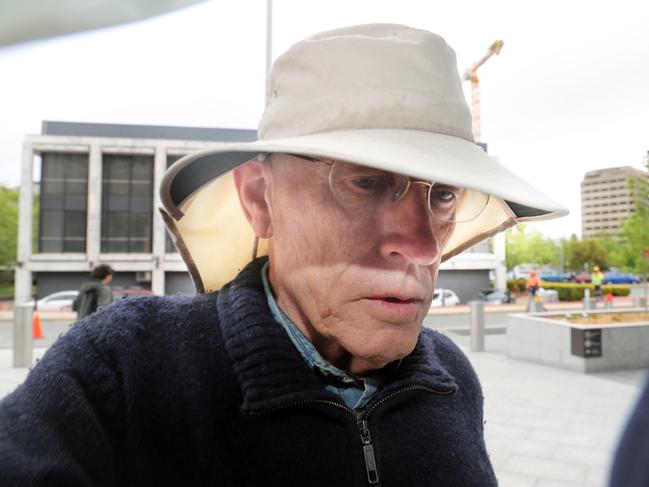 David Eastman arriving at the ACT Supreme Court in November 2018. He was acquitted on a retrial. Picture: Gary Ramage