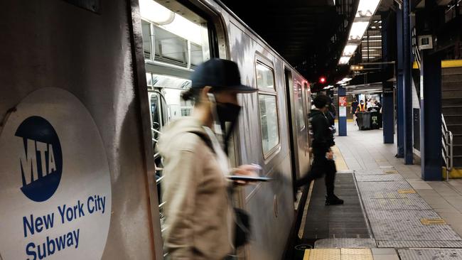 New York City’s subway system was targeted by hackers with links to the Chinese government in April 2020. Picture: AFP