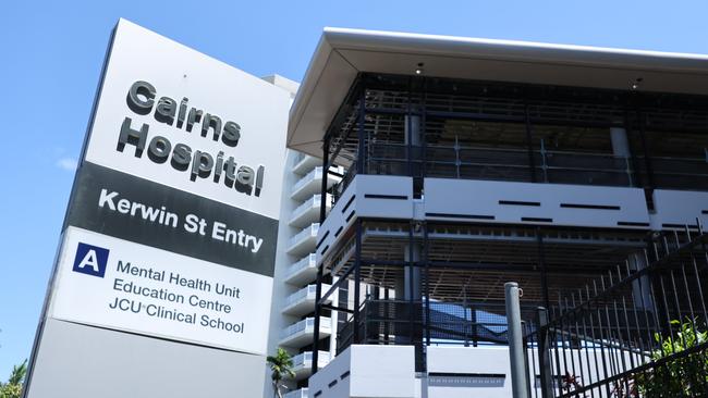 The $70 million Cairns Hospital mental health unit redevelopment is still under construction. Originally scheduled to be completed in February 2022, the new building will house 53 beds, five more than the old building. Picture: Brendan Radke