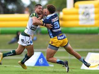 Ipswich Jets try-scoring machine Marmin Barba. Picture: Rob Williams