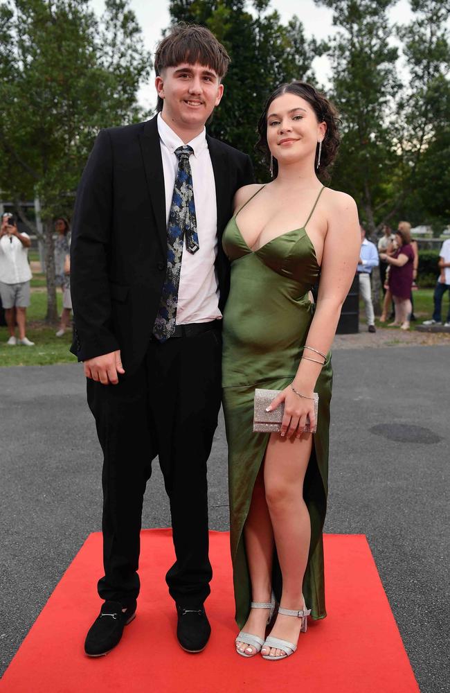 Harrison Adler and Tahlia Ryan-Shackley at Nambour State College School Formal. Picture: Patrick Woods.