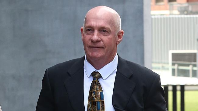 Corrupt MP Gordon Nuttall outside the Supreme Court in Brisbane.