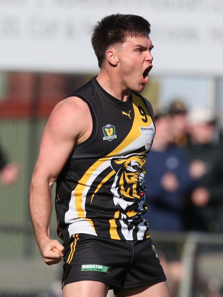 Kieran Lovell Tigers. TSL grand final Kingborough Tigers V North Launceston. Picture: Nikki Davis-Jones