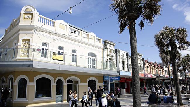 Starbucks has its sights set on the old Ocean Beach Tea Rooms in Manly, in a prime beachfront spot. Picture: Adam Yip