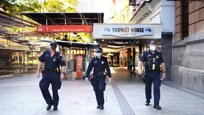 Brisbane’s lockdown has been extended. Picture: NCA Newswire/Dan Peled