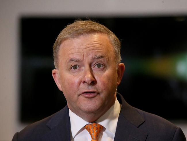 Opposition leader Anthony Albanese has unveiled his demands for Labor’s support on Scott Morrison’s $158 billion tax cuts. Picture: Colin Murty/ The Australian