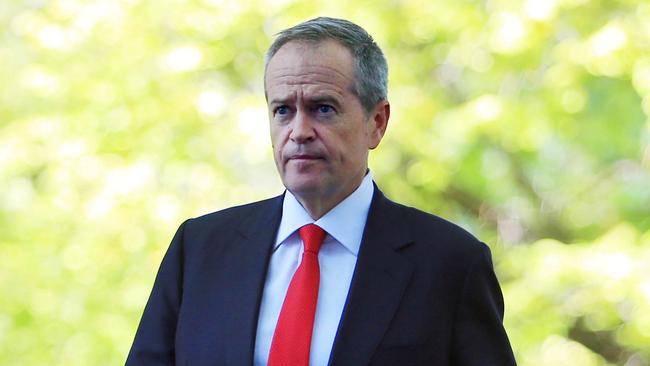 Bill Shorten as opposition leader in 2019. Picture: Aaron Francis