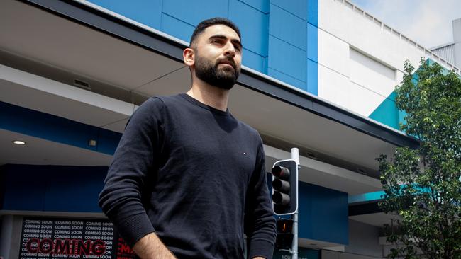 Former Syrian refugee Simon Shahin in west Sydney’s Fairfield on Monday. Picture: Liam Mendes