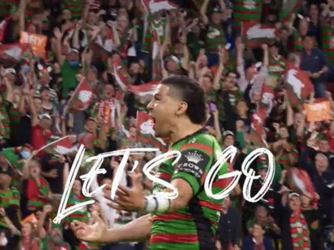Screengrab from the NRL's TV campaign.
