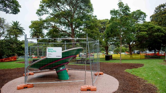 Multiple parks, gardens and schools have been tested for contamination. Picture: NCA NewsWire / Nikki Short