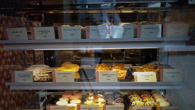 Pastry selection at Daniel's Kitchen in Penrith.