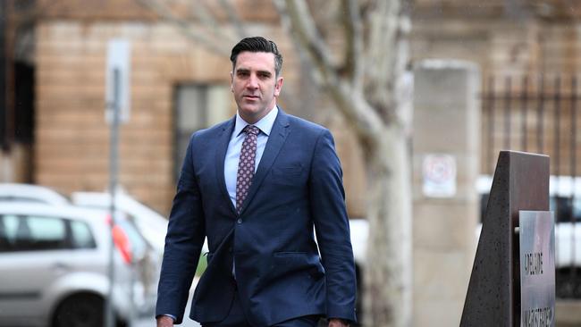 MP Fraser Ellis pictured at Magistrates Court on August 10, 2022, after losing a bid to have deception charges against him dismissed. Picture: NCA NewsWire