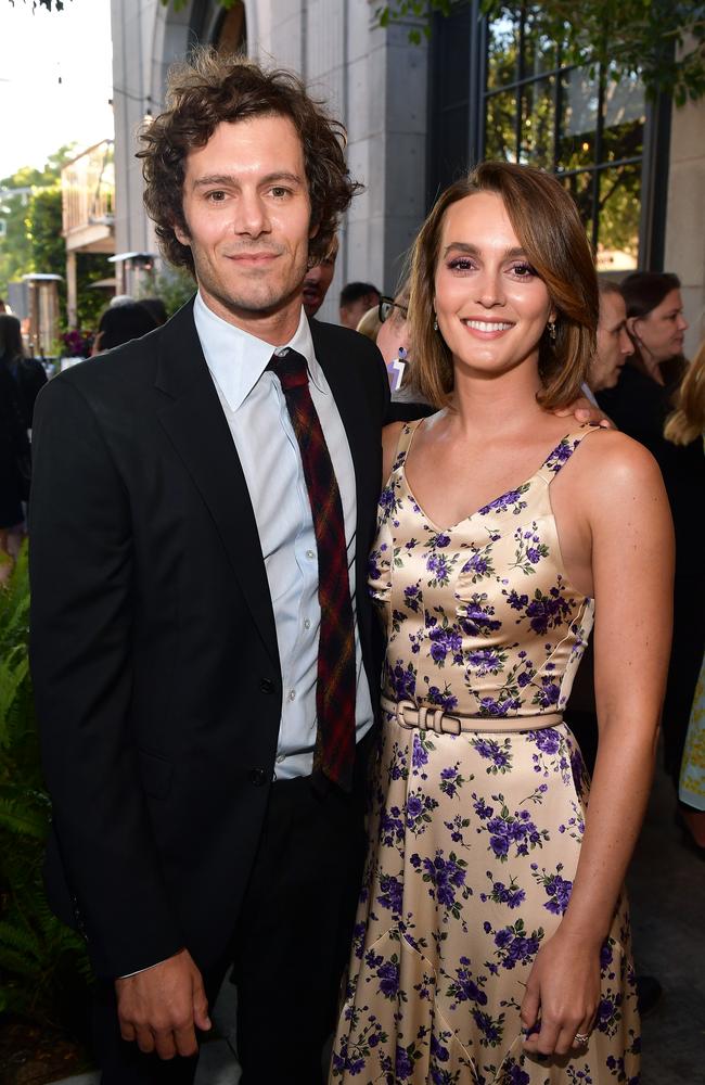 Meester looked stunning in a floor-length satin floral-print Michael Kors dress. Picture: Matt Winkelmeyer/Getty Images