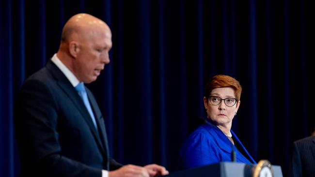 Australian Minister of Defense Peter Dutton at the State Department in Washington, DC on September 16. Picture: AFP