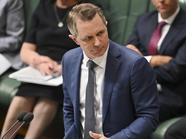 Federal Minister for Education Jason Clare has announced an action plan to address gender-based violence at universities. Picture: Martin Ollman