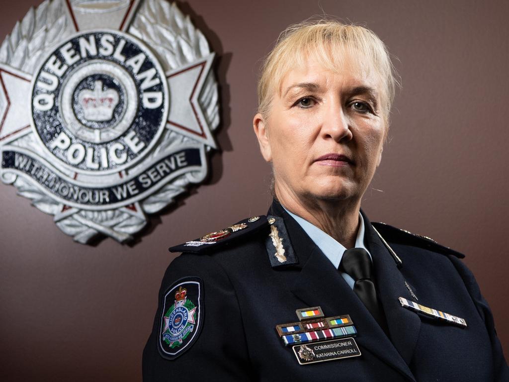 Queensland Police Commissioner Katarina Carroll. Picture: Brad Fleet