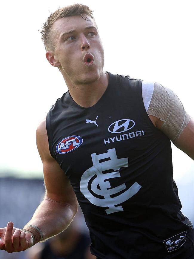 Patrick Cripps wasn’t one of Carlton’s three MVP nominations. Picture: Chris Hyde/Getty Images