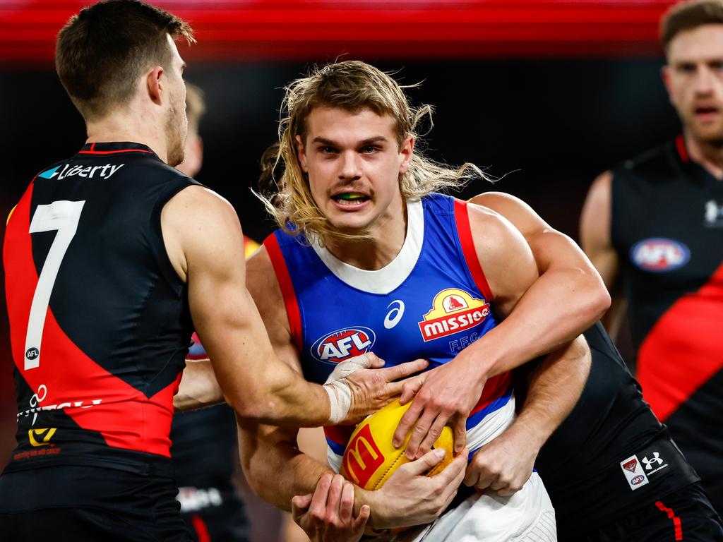 The star Bulldog is a wanted man. Picture: Dylan Burns/AFL Photos