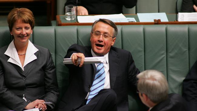 The nation’s biggest economic shocks was when Labor’s Wayne Swan kept announcing surpluses. Picture: Getty