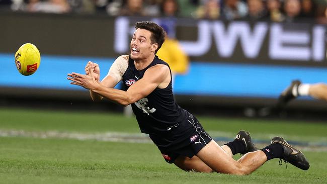 Jack Silvagni proved a handy and versatile contributor for the Blues this year. Picture: Michael Klein