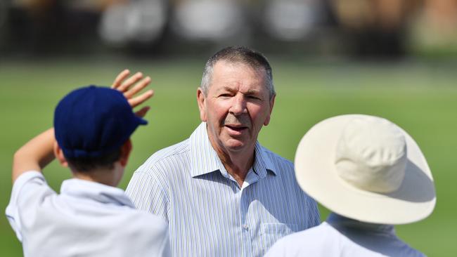 Rod Marsh was in Bundaberg for the annual Bulls Masters tour when he suffered the heart attack. (AAP Image/David Mariuz) NO ARCHIVING