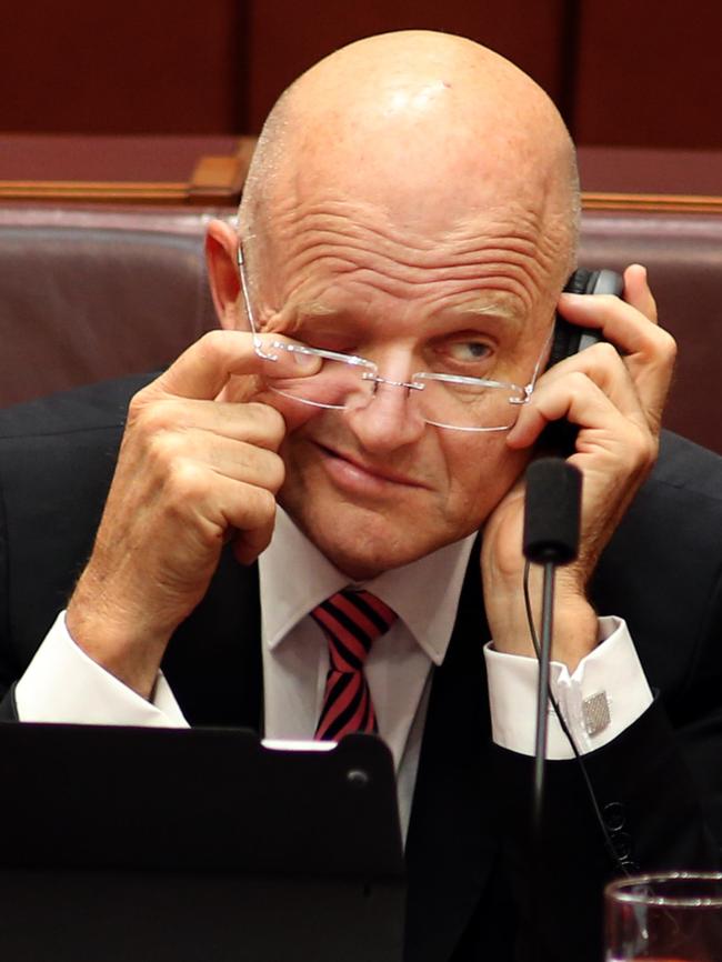 We tried to find the best photo we could of Senator David Leyonhjelm. Picture: Gary Ramage