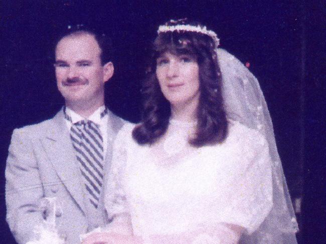 Diane and Michael Griffey on their wedding day.