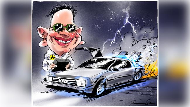 Rio Tinto’s Jean Sebastien Jacques. Illustration: Johannes Leak.