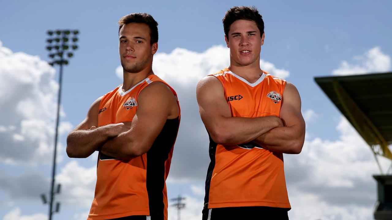 Luke Brooks and Mitch Moses could be reunited at the Tigers next year.