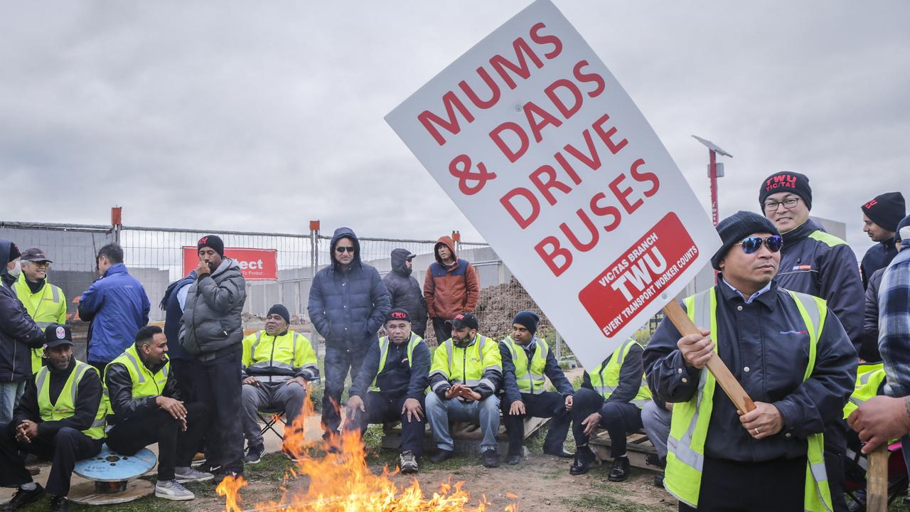 Bus driver strike Transport Workers Union strike over pay and work