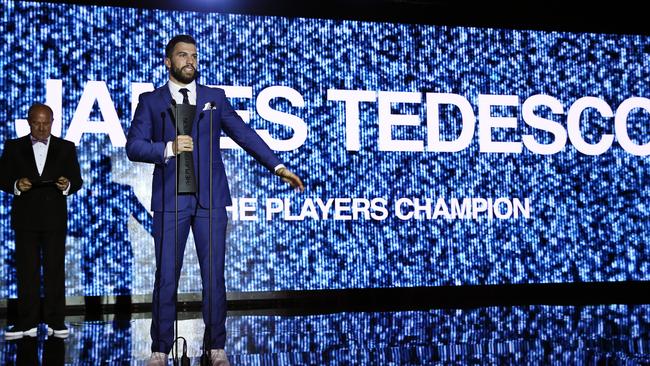 James Tedesco named The Players’ Champion. Picture: Toby Zerna