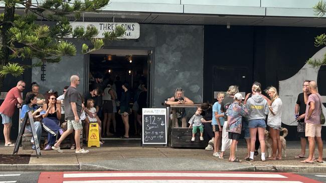 Gold Coasters could still get a coffee at Burleigh Heads Picture: Chantay Logan