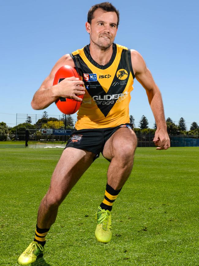 Glenelg football recruit Corey Lyons, Picture: Brenton Edwards