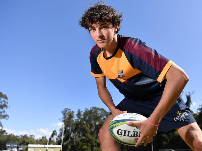 Sunshine Coast Grammar School student Finn Prass. Photo Patrick Woods.