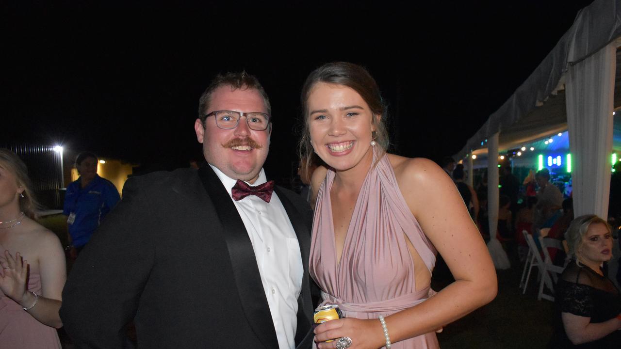 Joel O'brien and Indy Lade of Proserpine at the 2021 Proserpine Show Ball. Picture: Kirra Grimes.