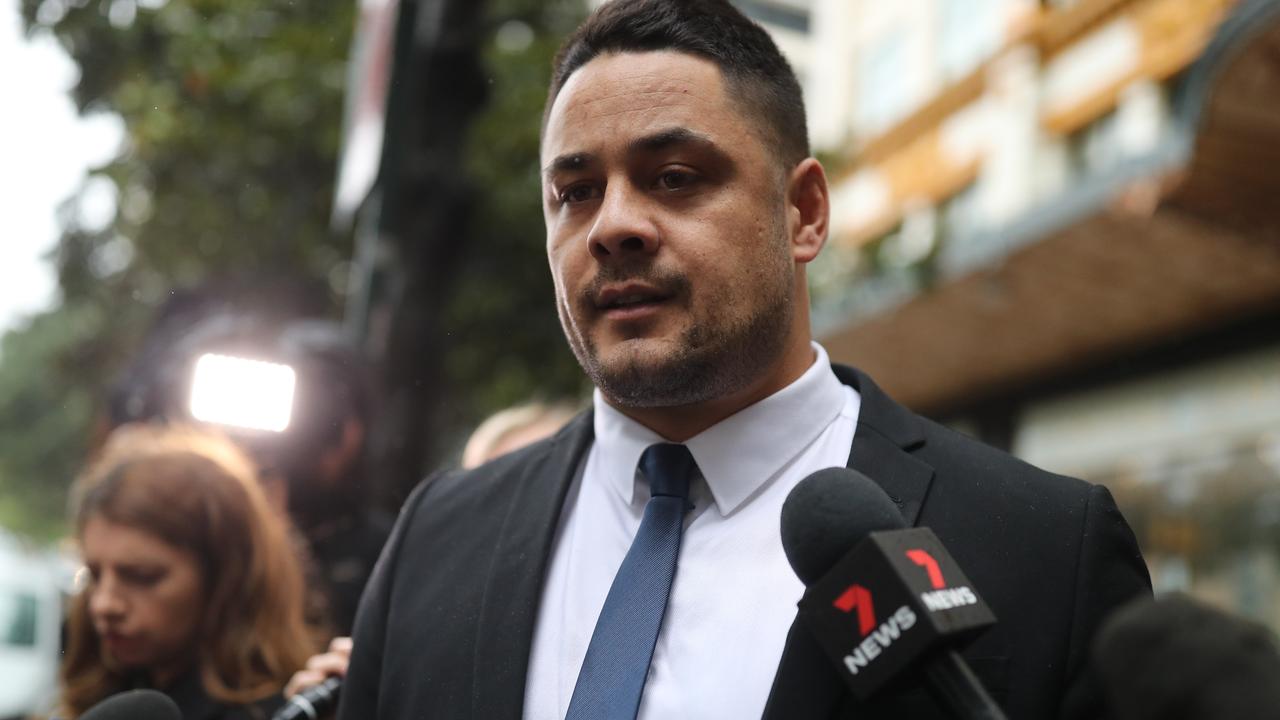 Jarryd Hayne was due to sign a contract with the Dragons. Picture: NCA NewsWire / Christian Gilles