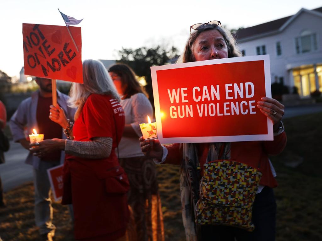 Twenty children were killed at the Sandy Hook Elementary shooting in 2012. Picture: Spencer Platt/Getty Images/AFP