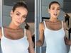 Nadia Bartel stuns in skin-tight body shirt