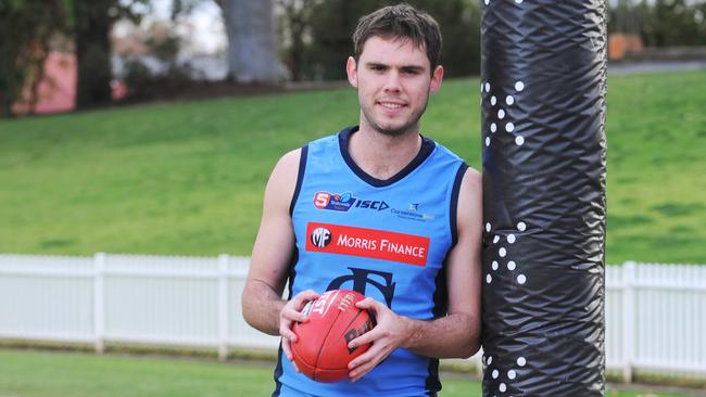 Sturt’s Charlie Parker was picked by the Bulldog’s in Friday’s rookie draft. Picture: Michael Marschall