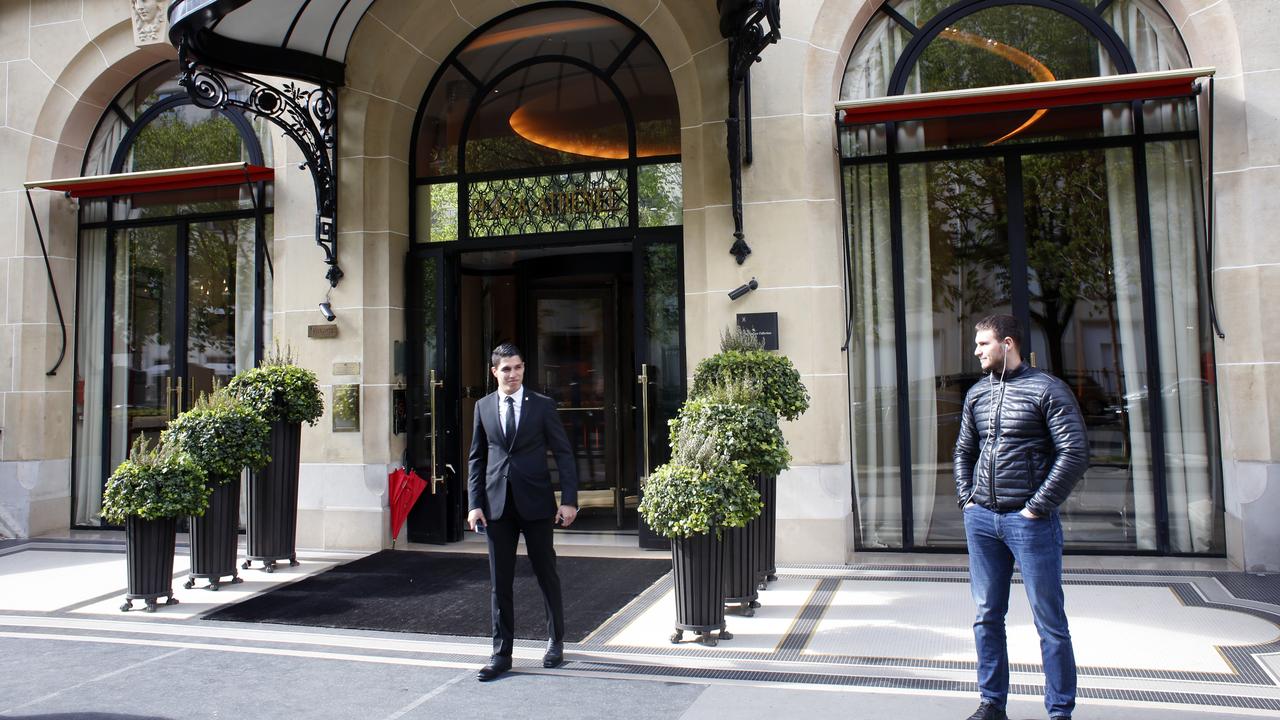  Le Plaza Athenee, Paris, bought by Prince Jefri and one of nine hotels boycotted by stars George Clooney and Ellen DeGeneres. Picture: Thibault Camus.