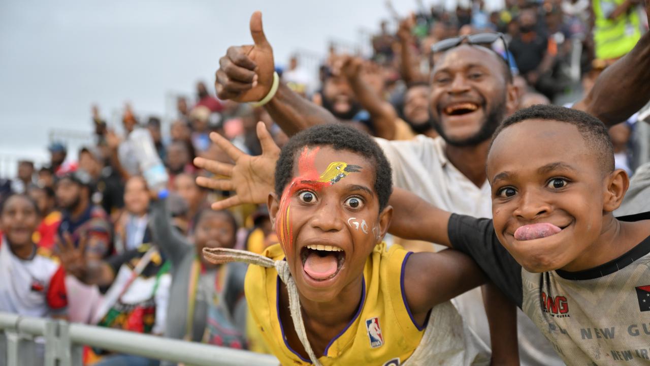 Papua New Guinea rugby league fans Picture NRL photos