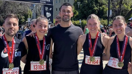 Gym owner Josh Trinchini from 3PC regularly signs up to races and encourages members to push themselves outside their comfort zone. Picture: Supplied