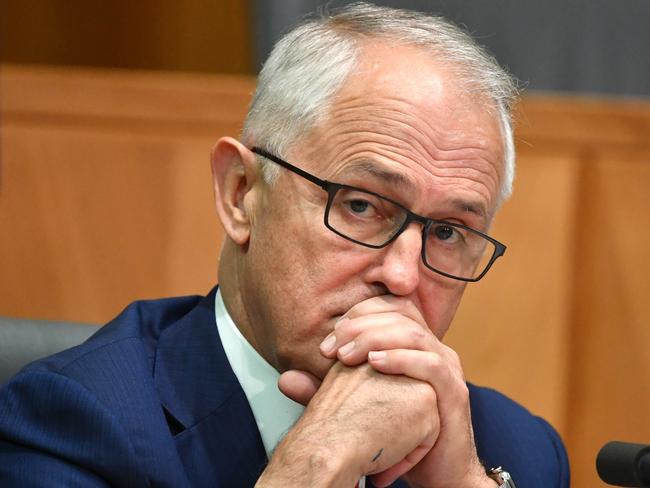 Prime Minister Malcolm Turnbull speaks to the media during a press conference at Parliament House in Canberra, Tuesday, October 17, 2017. Malcolm Turnbull says household power bills would fall by an average $110 to $115 a year under his 