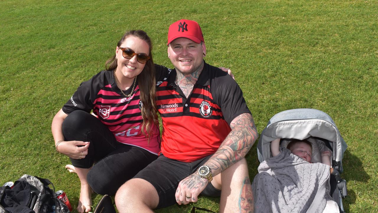 Brendan Flesser and Tanayah Flesser at the Sunshine Coast Rugby League Finals 2022.